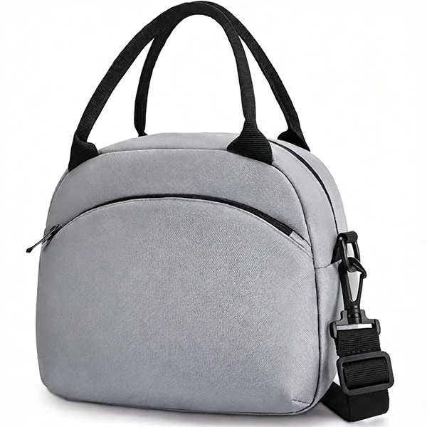 Custom Oxford Insulated Cooler Bag Large Capacity with Zipper Closure Lunch Bag for Picnic