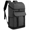 Portable Aluminum Foil Insulated Cooler Backpack Shoulder Strap 24L Capacity for Picnic Champagne Beer-Durable Foldable Design