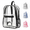 Hot Sale Factory ODM Cheap Large Capacity Lightweight External Frame Backpack Zipper Fashion Clear PVC Waterproof Outdoor Travel