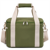 Outdoor Canvas Insulated Cooler Bag Travel Tote Bag Canvas Lunch Bags