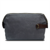 Custom Canvas Leather Waterproof Shaving Dopp Kit Case Mens Toiletry Bag Travel Bag