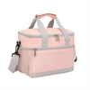 Outdoor Camping Portable Insulated Lunch Cooler Bag Polyester PEVA Lining Zipper Big Capacity for School Students Workers