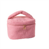 Good Design Water Resistant Portable Cotton Makeup Bag Handbag with Zipper Closure and Customized Logo Wholesale