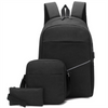 Custom Promotional Lightweight Women Usb Charging Business Laptop Backpack Set