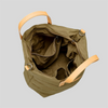 High Quality Nylon Winter Puffer Tote Bag Quilted Zipper Closure Stylish Handbag with Portable Shoulder Straps for Shopping