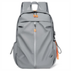 Solid Color Business Laptop Backpack Multifunctional Casual Men Backpack Water Resistant Travel Daypack Support Custom