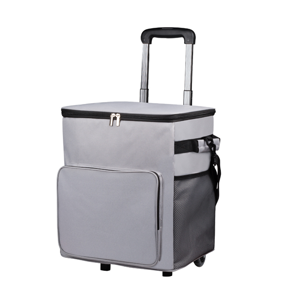 Double Layer Insulated Lunch Bag Large Capacity Cation Cooler Bag Portable Food Storage Bag for Office Camping Picnic