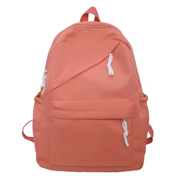 Hot Selling Simple Nylon Outdoor Travel with Bottle Holder Custom Backpack