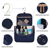 New Navy Blue Water-resistant Men Women Cosmetic Makeup Bag Large Capacity Travel Organizer for Full Sized Toiletries and Cosmetics