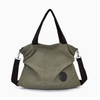 Hot Selling Handbags for Girls New Design Canvas Vintage Tote Bag 15L Large Capacity Color Block Shoulder Bag