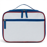 Custom Logo Portable Insulated Cooler Lunch Bag with Handle Lunch Box Bag for Picnic & Travel