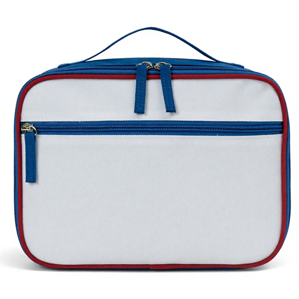 Custom Logo Portable Insulated Cooler Lunch Bag with Handle Lunch Box Bag for Picnic & Travel