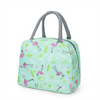 Popular Portable Durable Insulated Lunch Cooler Bag Zipper Closure PEVA Custom Printed Thermal Handbag for Outdoor Use-Wholesale