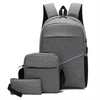Custom Promotional Lightweight Women Usb Charging Business Laptop Backpack Set