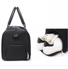 Good Quality Classic Oxford Weekend Duffel Bag with Leather Handle Light Weight & Portable Zipper Closure for Travel