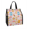 Custom Kawaii Hawaiian Print Lunch Insulated Bag Reusable Cooler Beach Bag Cute Spam Musubi Design Lunch Bag for Easy Carrying