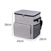 Double Layer Insulated Lunch Bag Large Capacity Cation Cooler Bag Portable Food Storage Bag for Office Camping Picnic