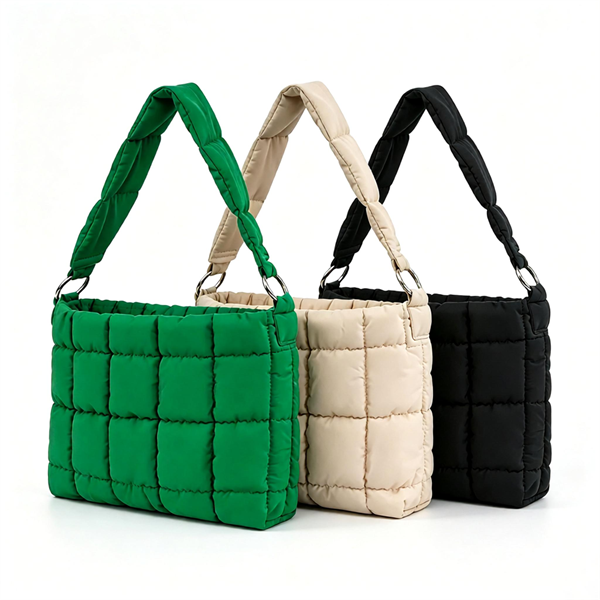 Custom Winter Autumn Fashion Waterproof Puffer Lightweight Shoulder Sling Bag for Women