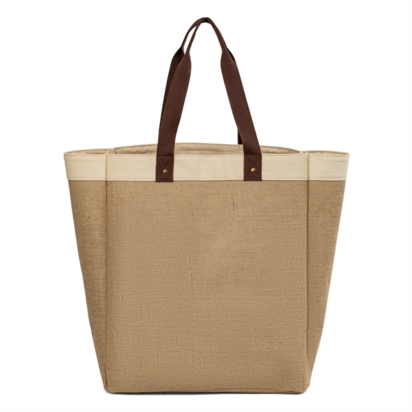 2026 Eco Friendly Wholesale Jute Line Tote Shopping Bags with Custom Logos Jute/burlap 6 Bottle Wine Tote Bag
