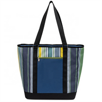Wholesale Zipper Cooler Tote Bag Custom Printing Insulated Tote Bag for Shopping Beach Groceries