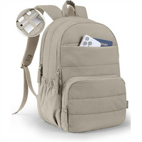 Unisex Travel Backpack 15.6 Inch Laptop Backpack Quilted College Bookbag Cute Work Backpack Durable Lightweight Zipper Water