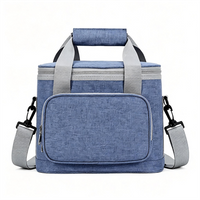 Promotional Custom Logo Cooler Bag Insulated Cooler Bag for Food Travel Picnic Use