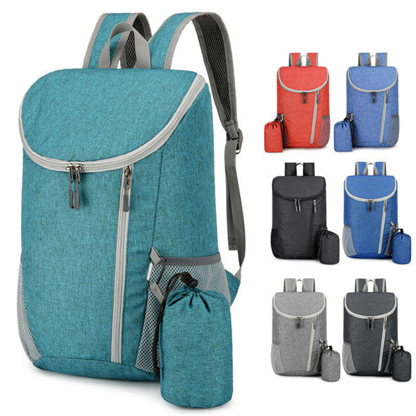Wholesale Lightweight Polyester Backpack Multifunctional Foldable Design Anti-theft Zipper Closure Waterproof 20-35L Letter