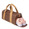 Custom Lightweight Durable Nylon Gym Duffle Bag with Waterproof Zipper Closure Wet Pocket Shoes Compartment and Large Capacity