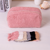 Good Design Water Resistant Portable Cotton Makeup Bag Handbag with Zipper Closure and Customized Logo Wholesale