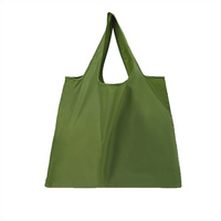 Custom Logo and Color Two-Handle Open Closure Foldable Shopping Bag for Portable Outdoor and Daily Use
