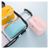 Good Quality Zipper Portable Polyester Makeup Bag Set 3 Pcs Makeup Organizer Puffer Cosmetic Bag Wholesale