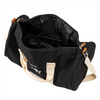 Customized Brand Mens Cotton Canvas Duffle Bag Barrel Manufacturer Travel Canvas Tote Bag Duffel Round Weekend Bag