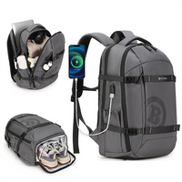 Computer Storage with Water Resistant and USB Charging Port for Business