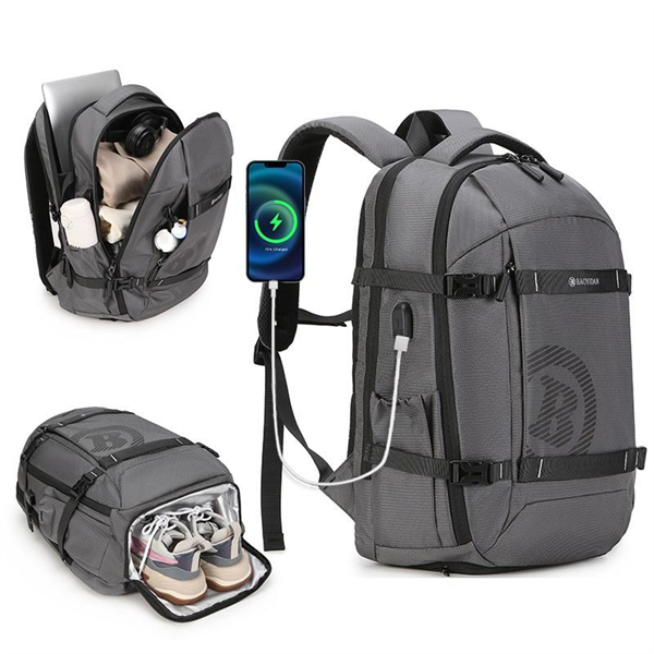 Computer Storage with Water Resistant and USB Charging Port for Business