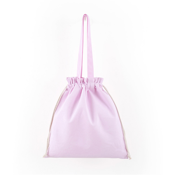 Factory Recycled Reusable Shopping Carrying Promotional Gift Cheap Cotton Canvas Tote Bag With Drawstring