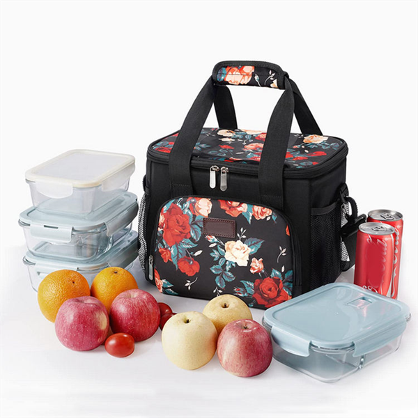 Customized Pattern Ice Camping Picnic Cooler Bag Lady Women Outdoor Durable 1680D