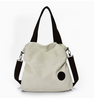 Hot Selling Handbags for Girls New Design Canvas Vintage Tote Bag 15L Large Capacity Color Block Shoulder Bag