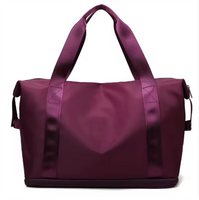 Custom Waterproof New Oxford Cloth Weekend Gym Bag Yoga Weekend Shoulder Gym Bag With Shoe Compartment