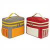 Custom Logo Lunch Cooler Bag with Handle Portable for Picnic Travel & Food Storage