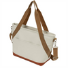 Women's Lightweight Tote Bag with Waterproof Lining Zip Closure Single Strap Shoulder Handbag for All Seasons