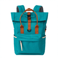 Custom Friendly Slim Zipper Closure Anti-Theft Waterproof Unisex Laptop Backpack Casual Daypack