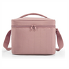 Eco-Friendly Durable Cooler Lunch Bag with Shoulder Straps and Zipper Closure PEVA Lining Fashion Handbag for Girls Gift