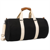 Customized Brand Mens Cotton Canvas Duffle Bag Barrel Manufacturer Travel Canvas Tote Bag Duffel Round Weekend Bag